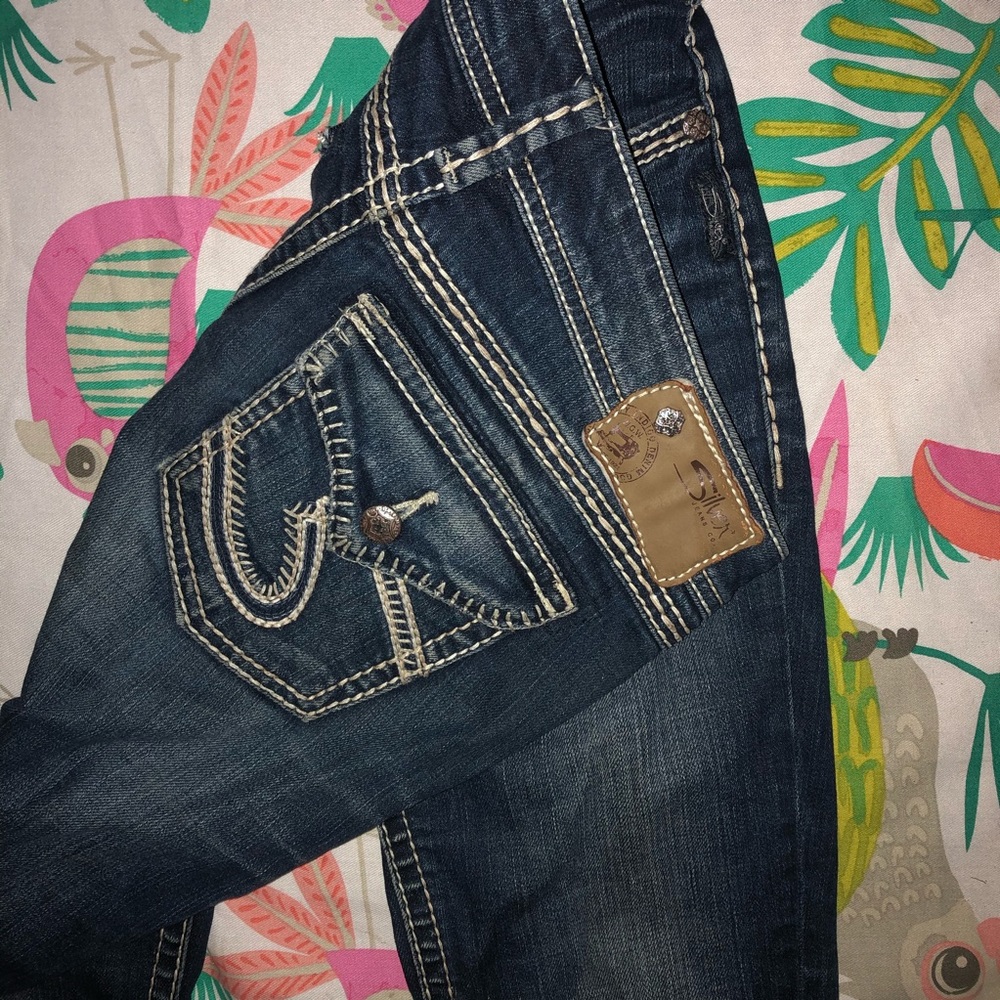 Silver jeans